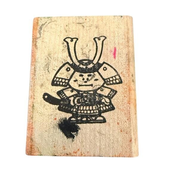 DeNami Design Asian Samurai Rubber Stamp - Picture 1 of 3